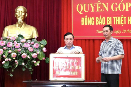 Thanh Hóa hỗ trợ 6 tỷ đồng cho các tỉnh phía Bắc khắc phục thiệt hại do bão số 3 gây ra