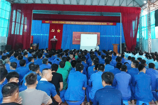 Trang bị kiến thức, kỹ năng an toàn lao động cho học viên mới vào cai nghiện