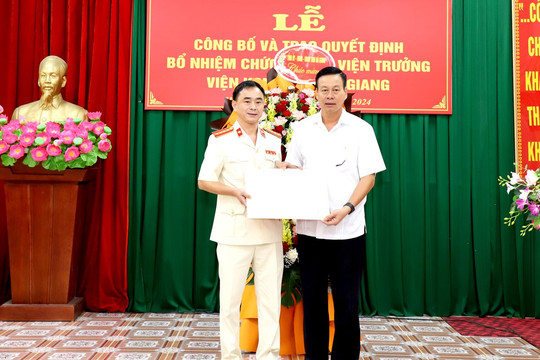 Bổ nhiệm Phó Viện trưởng Viện KSND tỉnh Hà Giang