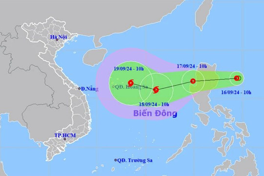 Xuất hiện áp thấp nhiệt đới giật cấp 9 gần đảo Luzon