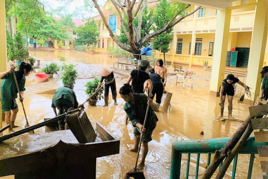 Thiệt hại của ngành giáo dục do bão số 3 rất lớn