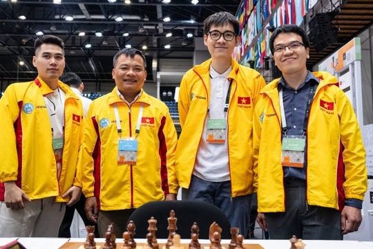 Các Đại kiện tướng Việt Nam lập kỳ tích ở Olympiad cờ vua