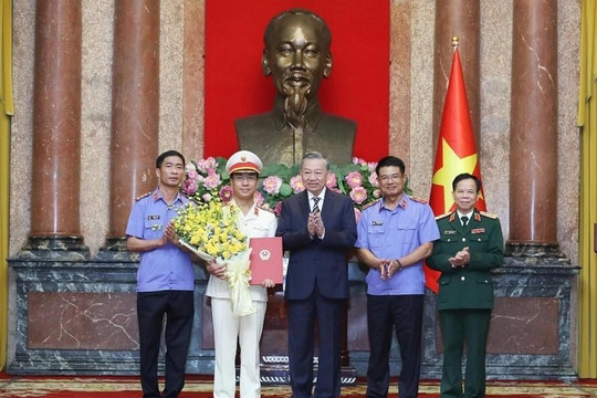 Tổng Bí thư, Chủ tịch nước trao quyết định tân Phó Viện trưởng Viện Kiểm sát Tối cao