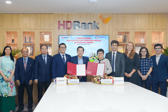 Proparco nâng mức tài trợ cho HDBank lên 100 triệu USD củng cố mục tiêu phát triển bền vững