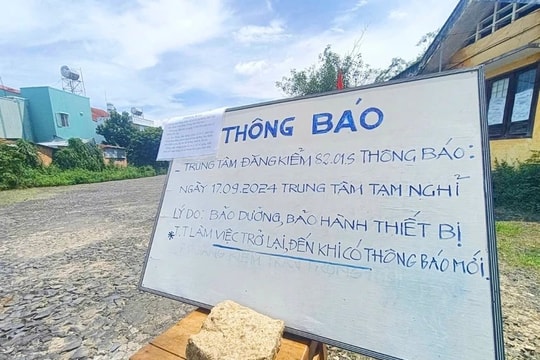Tạm đình chỉ công tác Phó Giám đốc Trung tâm Đăng kiểm để phục vụ điều tra