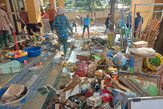 Gần 41.600 bộ sách giáo khoa bị mất do bão Yagi
