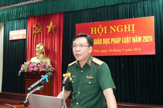 TAQS Quân khu 3: Đẩy mạnh công tác phổ biến, giáo dục pháp luật