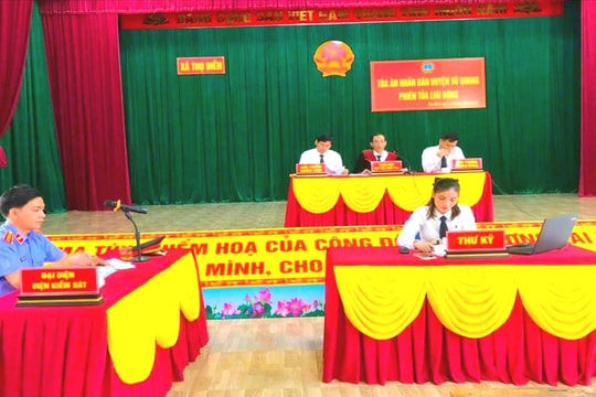 TAND huyện Vũ Quang xét xử lưu động vụ án về ma túy