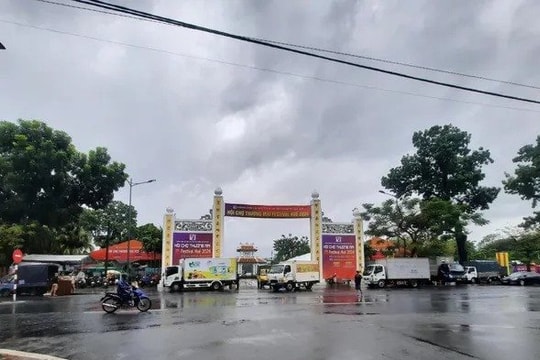 Hoãn Hội chợ thương mại Festival 2024 do diễn biến thời tiết phức tạp
