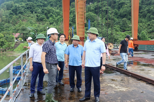 Tăng cường kiểm tra phòng chống sạt lở, vận hành thủy điện phòng chống bão số 4