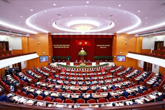 Ngày làm việc thứ hai của Hội nghị Trung ương 10 khóa XIII