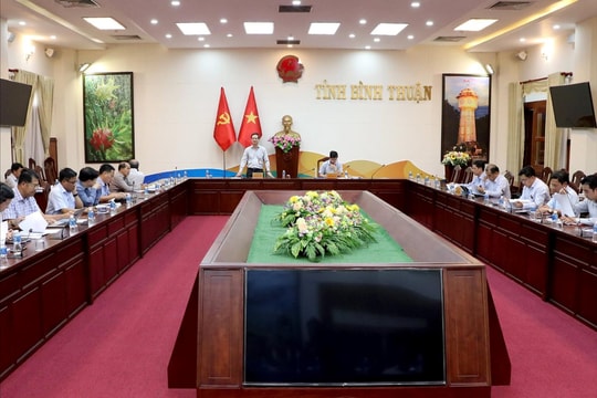 Bình Thuận phê bình các đơn vị có tỷ lệ giải ngân vốn đầu tư công đạt thấp