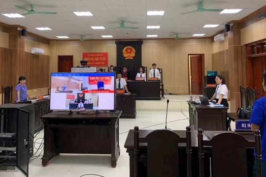 TAND tỉnh Thanh Hóa tổ chức phiên tòa rút kinh nghiệm trực tuyến