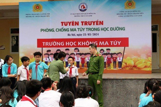 Quận Đống Đa: Chung tay đẩy lùi ma túy khỏi cộng đồng