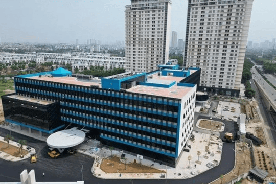 Bệnh viện nhi chất lượng cao đầu tiên của Thủ đô sắp khánh thành đưa vào sử dụng