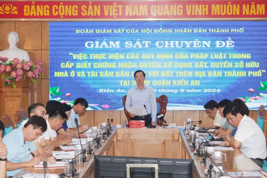 Giám sát thực hiện các quy định trong cấp sổ hồng