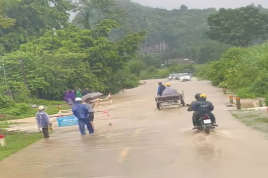 Nghệ An: Ban hành công điện khẩn ứng phó với mưa lũ