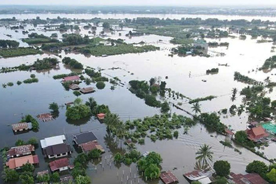 Đồng Nai đối mặt nguy cơ ngập lụt cao do nước sông dâng nhanh