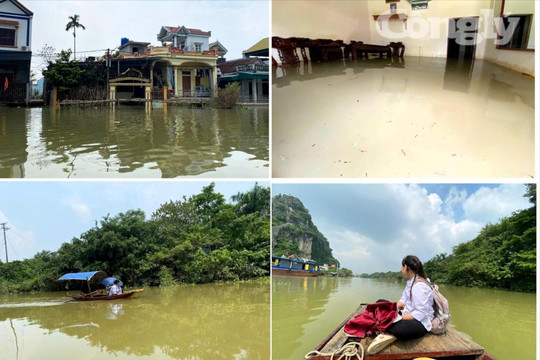 Nỗi lòng người dân "Ốc đảo" Kênh Gà mùa mưa lũ