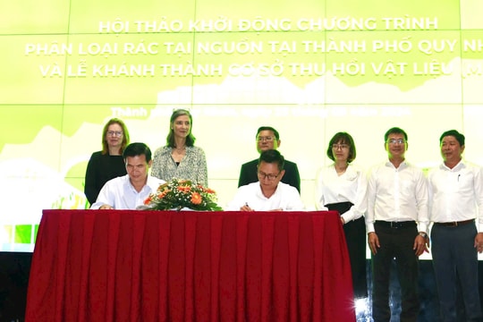 Bình Định: Hội thảo khởi động chương trình phân loại rác tại nguồn ở Quy Nhơn