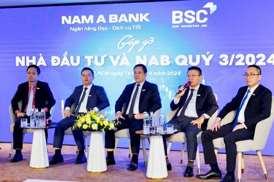 Nam A Bank gặp gỡ trực tuyến nhà đầu tư, sẵn sàng bứt phá trong những tháng cuối năm 2024