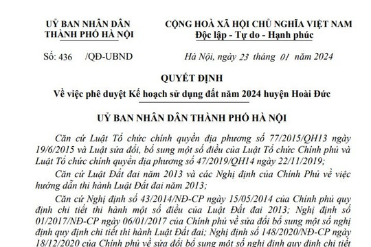 Hoài Đức (Hà Nội): Dự án đầu tư công chưa chuyển đổi mục đích sử dụng đất đã "vội" thi công