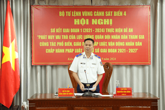 BTL Vùng Cảnh sát biển 4 sơ kết thực hiện Đề án 1371