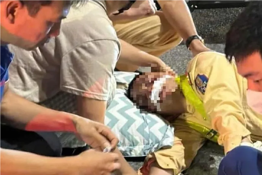 Hải Dương : Nam sinh lớp 12 'thông chốt', tông trọng thương thiếu tá CSGT