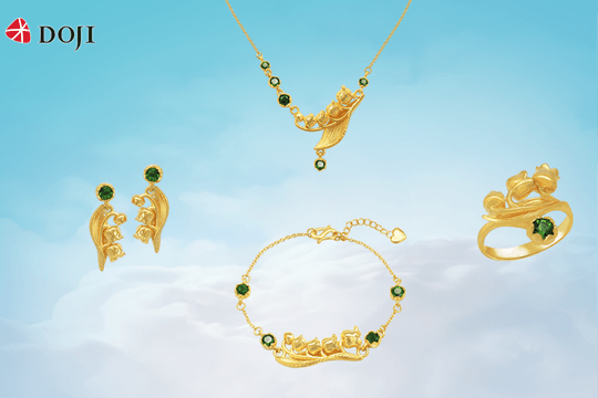 Bừng sắc ngày trọng đại cùng trang sức vàng 24K