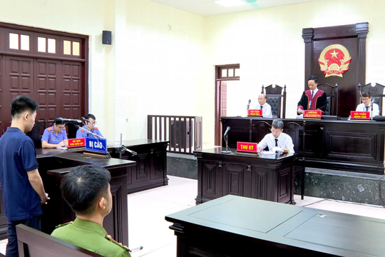 TAND TP Cẩm Phả tổ chức phiên tòa xét xử rút kinh nghiệm trực tuyến 2 cấp