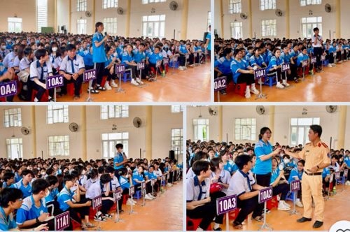 Cần Thơ: Tuyên truyền pháp luật về ATGT cho học sinh