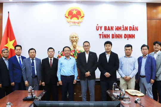 Chủ tịch tỉnh Bình Định làm việc với 2 doanh nghiệp lớn đến từ Hàn Quốc