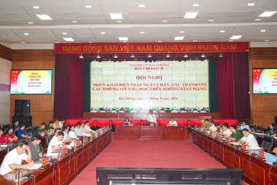 Tăng cường đấu tranh, xử lý thông tin xấu, độc trên không gian mạng