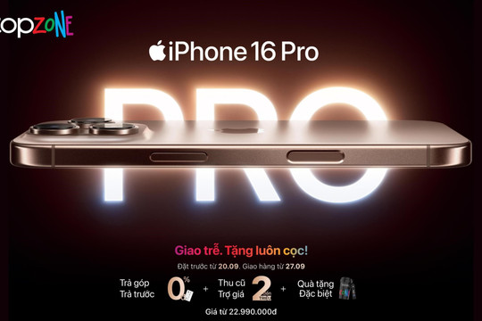 Khám phá khuyến mãi iPhone 16 series tại TopZone khi đặt hàng sớm