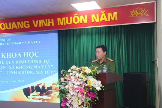 Xây dựng xã, huyện, tỉnh không ma tuý