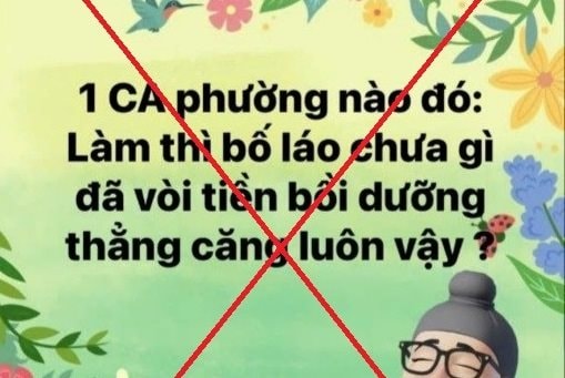 Xử lý đối tượng đăng thông tin sai sự thật, xúc phạm uy tín lực lượng Công an