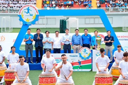 Khai mạc Giải Bóng đá công nhân, viên chức Việt Nam 2024