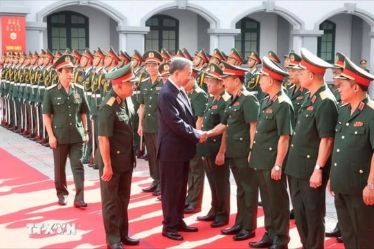 Tổng Bí thư, Chủ tịch nước Tô Lâm đến thăm và làm việc với Tổng cục II