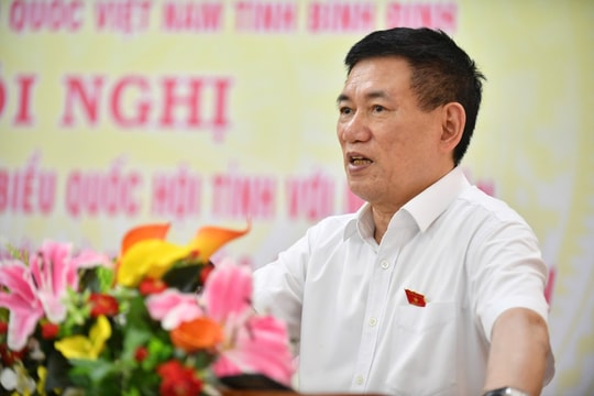 Phó Thủ tướng Chính phủ Hồ Đức Phớc tiếp xúc cử tri tại Bình Định