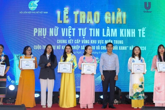 Bình Thuận có hai ý tưởng được trao giải thưởng “Phụ nữ khởi nghiệp sáng tạo và chuyển đổi xanh”