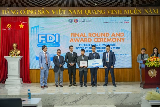 Đại học Luật TP.HCM tổ chức thành công cuộc thi “Phiên tòa giả định về Luật quốc tế về đầu tư trực tiếp nước ngoài"