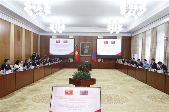Tổng Bí thư, Chủ tịch nước Tô Lâm hội đàm với Tổng thống Mông Cổ