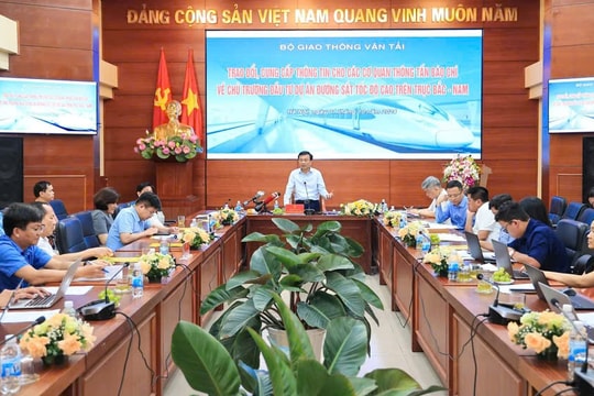 Lãnh đạo Bộ GTVT nói về phát triển đường sắt cao tốc Bắc -Nam