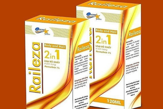 Thu hồi, tiêu hủy sản phẩm RAILEZA