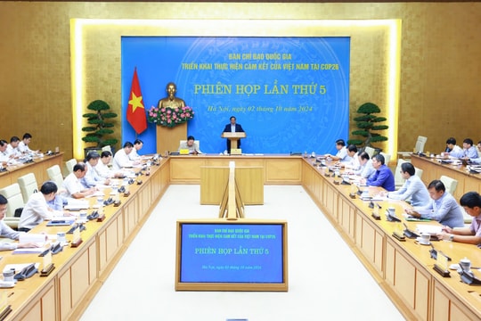 Thủ tướng: Cần hành động nhanh hơn ứng phó biến đổi khí hậu