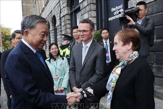 Tổng Bí thư, Chủ tịch nước Tô Lâm thăm Trường Đại học Trinity Dublin của Ireland