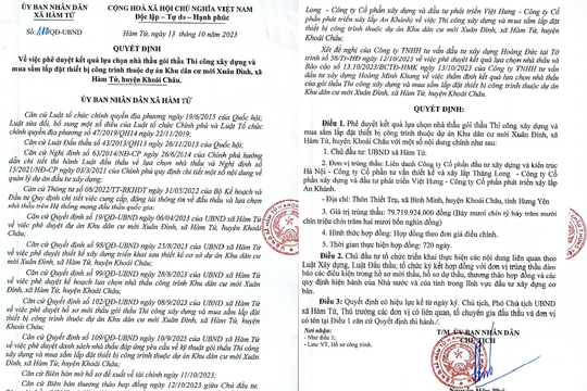 Công ty Kiến trúc Hà Nội và nhà thầu liên danh: Kê khai năng lực không thể hiện trên cổng đấu thầu