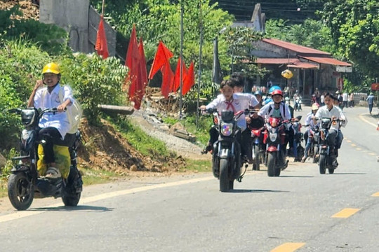 Thanh Hóa: Xử lý nhiều học sinh vi phạm giao thông