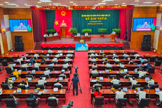 Khai mạc Kỳ họp thứ 19 HĐND TP. Hải Phòng khóa XVI