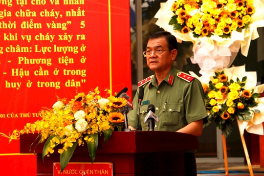 Giám đốc Công an TP.HCM: Công tác PCCC & CNCH là nhiệm vụ trọng tâm, xuyên suốt